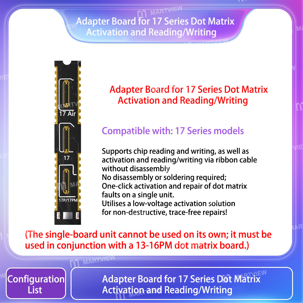 i2c a8s-programmer-dot-matrix-activation-read-write-module--repair-flex-cable-for-iphone-13-17-serie