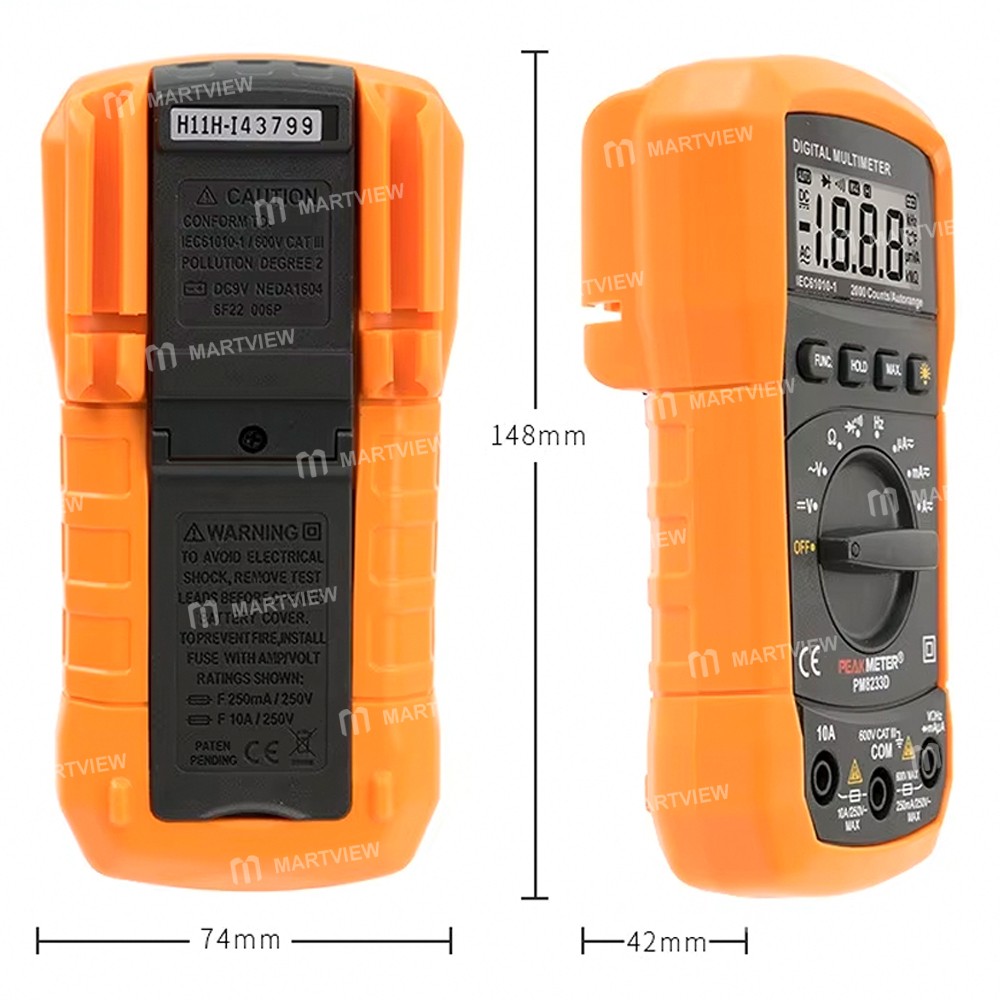 peakmeter pm8233d-2
