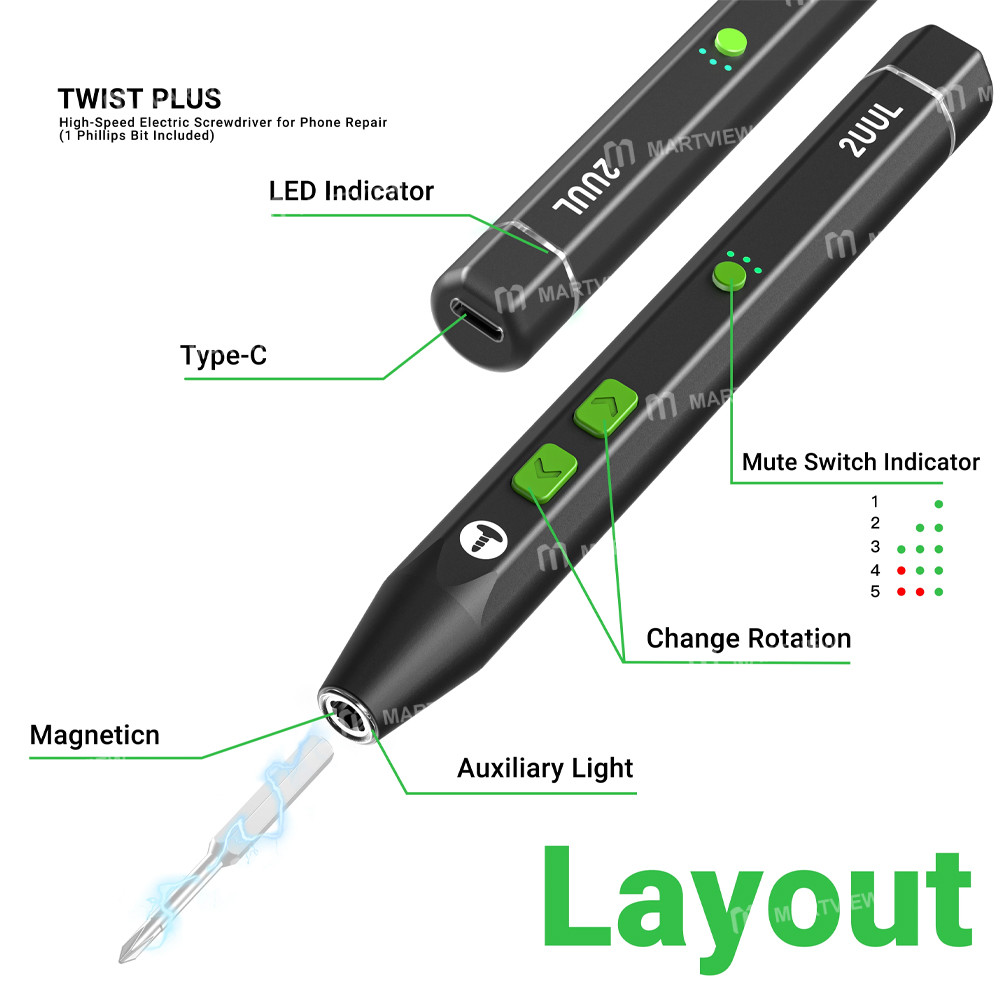 2uul sd16-twist-plus-electric-screwdriver-with-phillip-bit-for-mobile-phone-repair-3