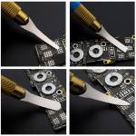 WL 0.05MM 15 in 1 iPhone Mainboard BGA A10 CPU Chip Repair Remove Tool Scraping Knife High Precision