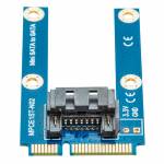 Orico MSTS7PW SATA 7Pin to mSATA Flat Type SSD Adapter Card Support Full Height Size