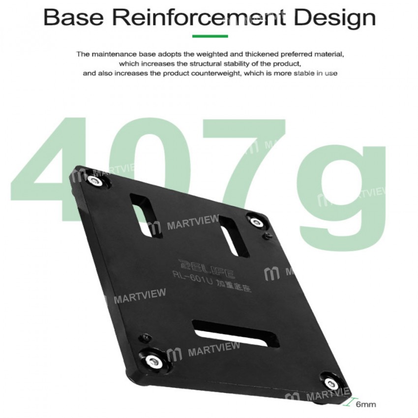 Relife RL-601U Precision Positioning Clamp Fixture Platform with Base for iPhone X - 12 Max Pro
