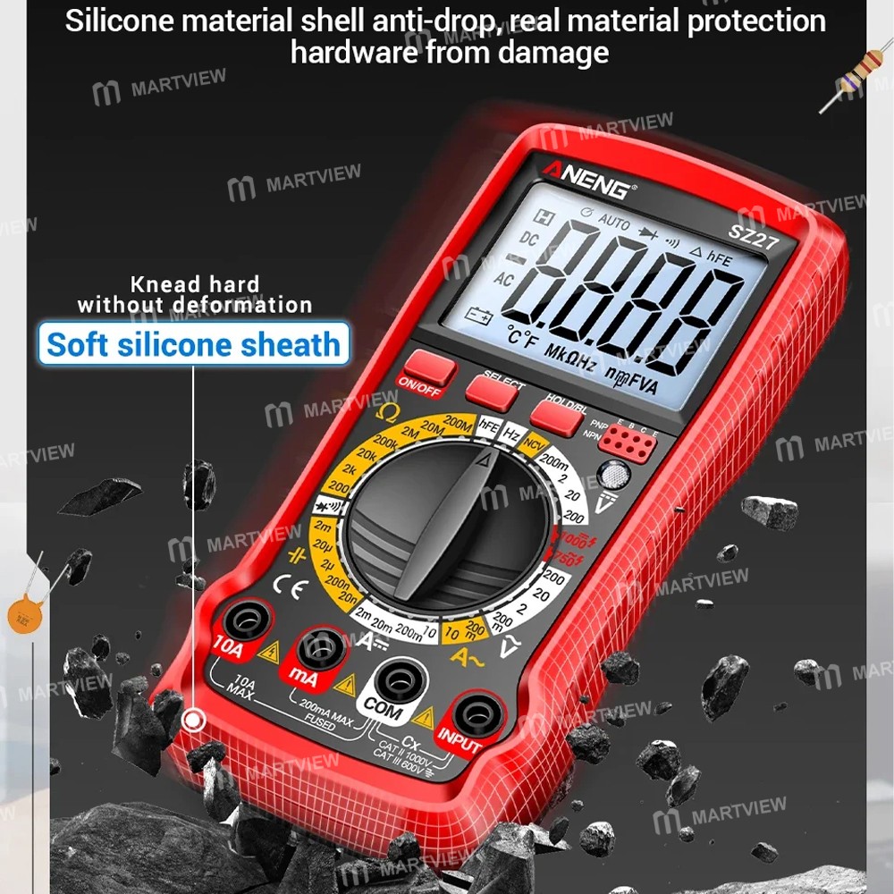aneng sz27-intelligent-digital-acdc-multimeter-with-diode-test-transistor-test-ncv-10