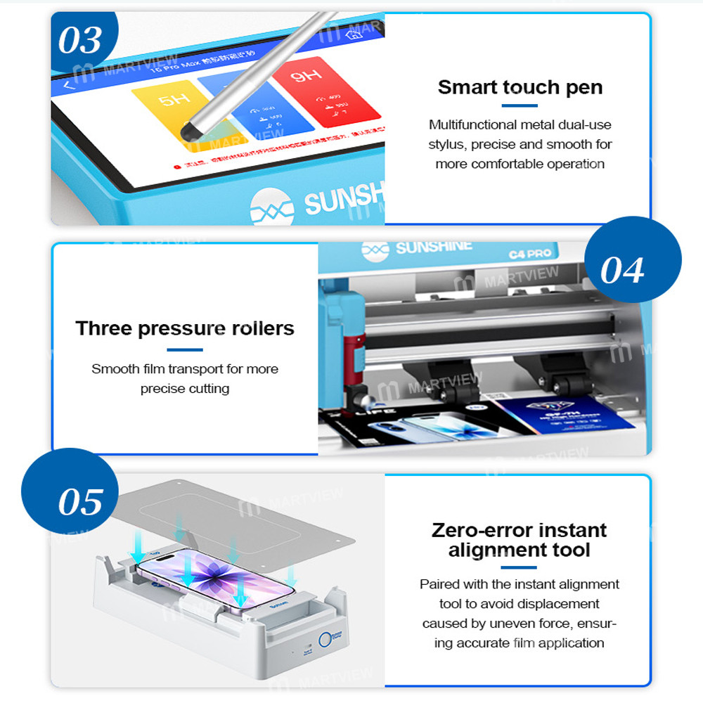 sunshine c4-pro-13-inch-intelligent-high-hardness-film-cutting-machine-for-7h-9h-ultra-hard-films-15