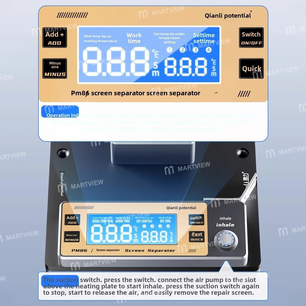 qianli pm86-universal-screen-disassembling-heating-separator-for-curved-straight-folding-screen-5