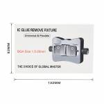 BST-001R Universal 1.5-20mm Size Double-Bearings Fixture for Phone Motherboard IC Glue Remove