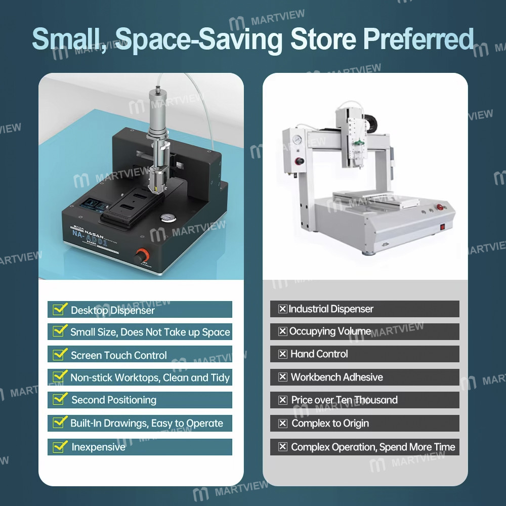 nasan na-ad01-bracket-back-covers-automatic-adhesive-dispensing-machine-built-in-drawings-for-iphone