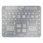 WL CPU BGA Reballing Stencil for iPhone 15 / 15 Plus / 15 Pro / 15Pro Max / Apple A16 / A17 CPU