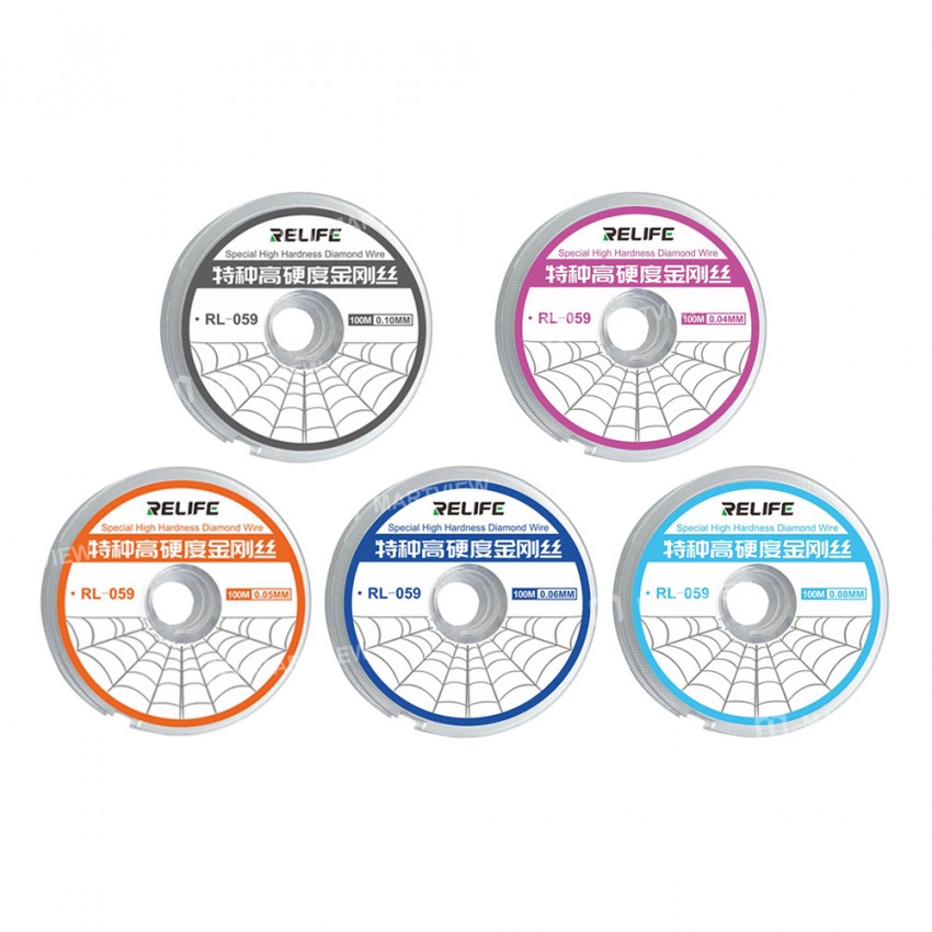 Relife RL-059 100M LCD Screen Separation Ultrafine Cutting Stainless Alloy Wire