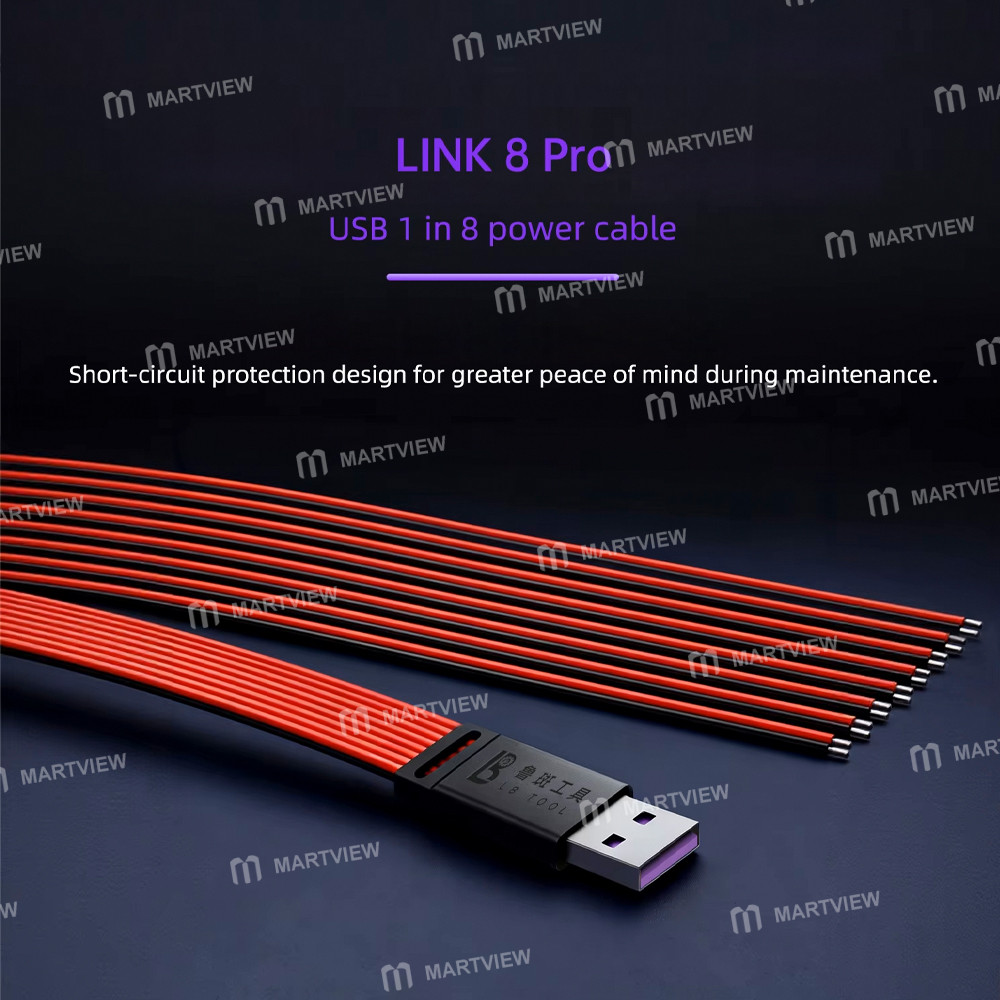 lb tool-link-8-pro-short-circuit-prevention-testing-usb-1-in-8-power-cable-for-mobile-phone-repair-5