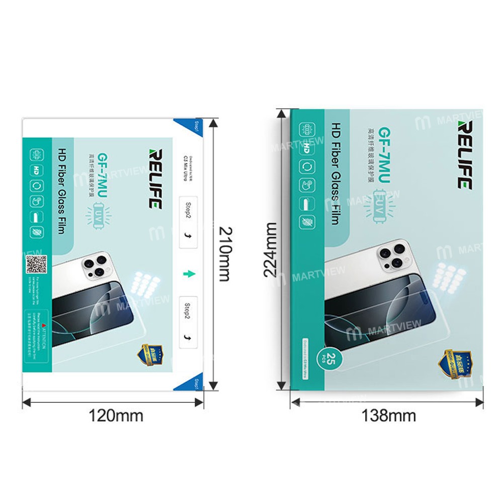 relife gf-7mu-7-inch-hd-fiberglass-protective-film-specifically-for-sunshine-c3-mix-ultra-2