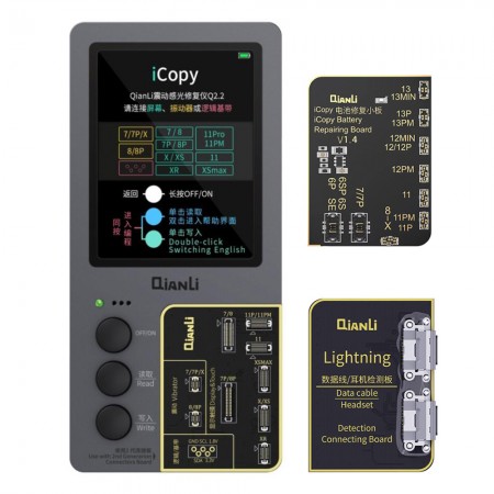 QianLi iCopy Plus Upgrade Version Vibration Photosensitive Recovery Programmer for iPhone 6S to 13Pro Max