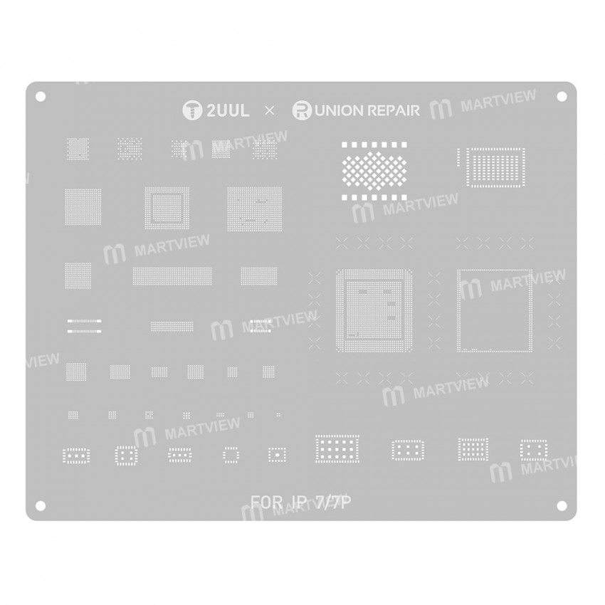 2UUL BGA Reballing Stencil Net for iPhone 6 - 12 Pro Max