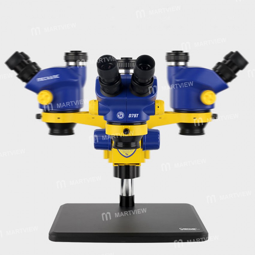 Mechanic D75T-B11 0.7-5.0X High Precision HD Trinocular Stereo Microscope for Phone Repair