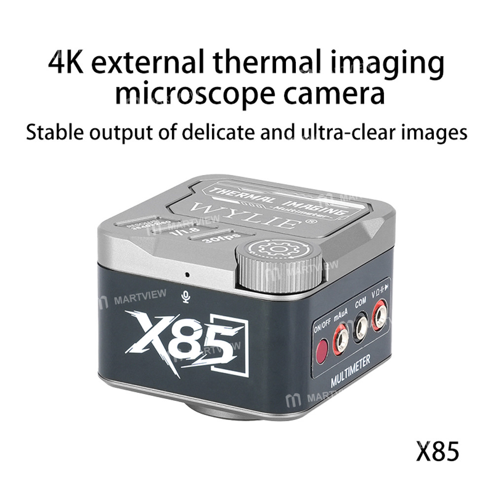 wylie x85-hdmi-usb-dual-output-4k-hd-microscope-camera-with-thermal-imaging-multimeter-functions-7