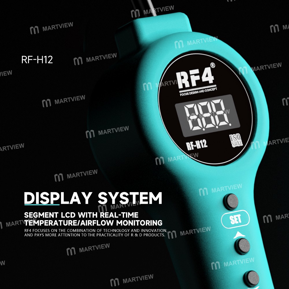 rf4 rf-h12-lcd-digital-display-integrated-hot-air-gun-with-stand-base-8