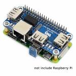 rj45 network-port-usb-ethernet-hub-hat-for-raspberry-pi-1