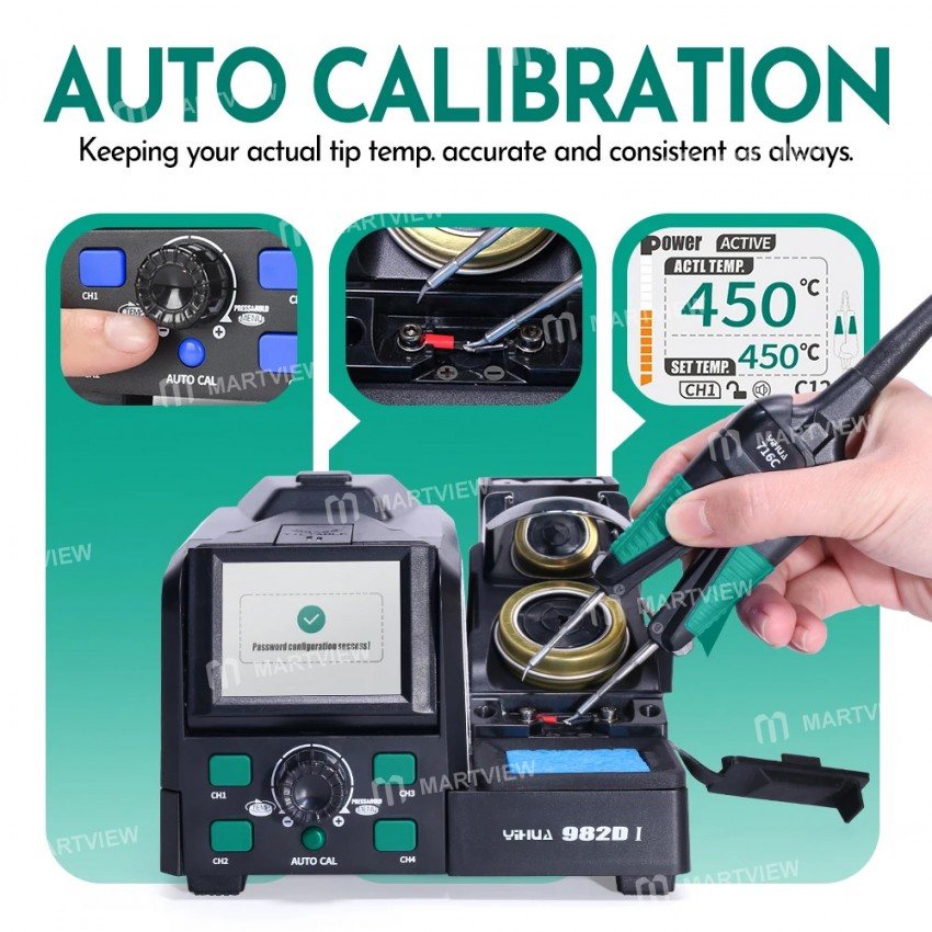yihua 982d-i-intelligent-high-precision-soldering-station-with-907c-dual-head-tweezers-handle-3