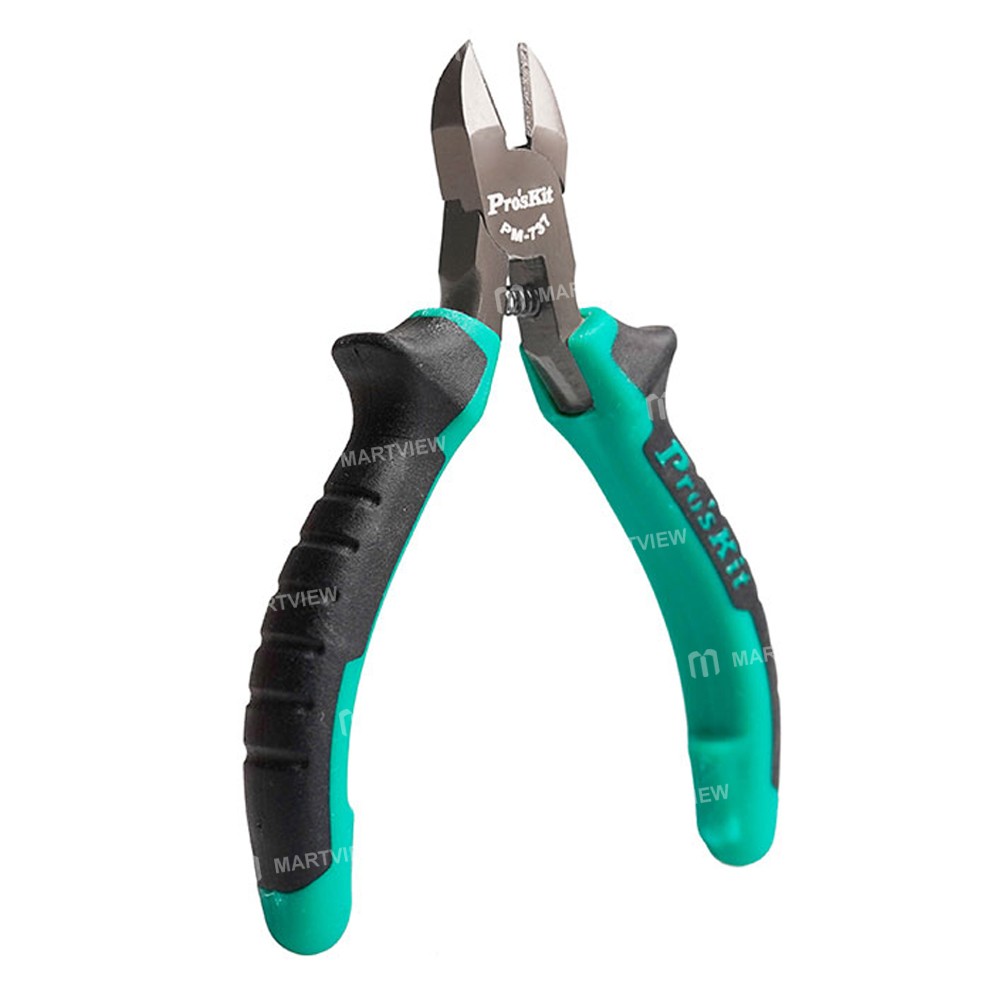 proskit pm-737-45-inch-spring-loaded-double-color-mini-precision-diagonal-nose-pliers-2