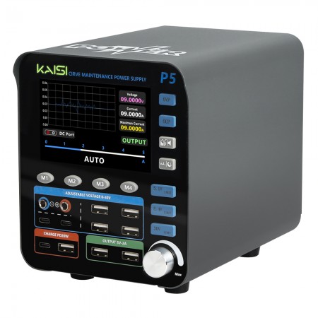 Kaisi P5 210W Toroidal Transformer Intelligent Regulated Power Supply for Mobile Phone Repair