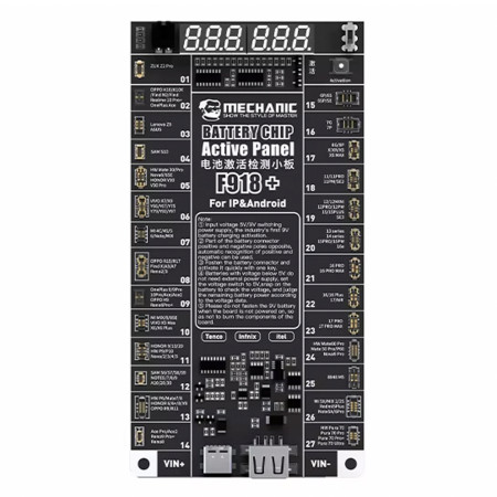 Mechanic F918+ 5V-9V Regulated Output Battery Activation Board for iPhone 6 to 17PM & Most Android