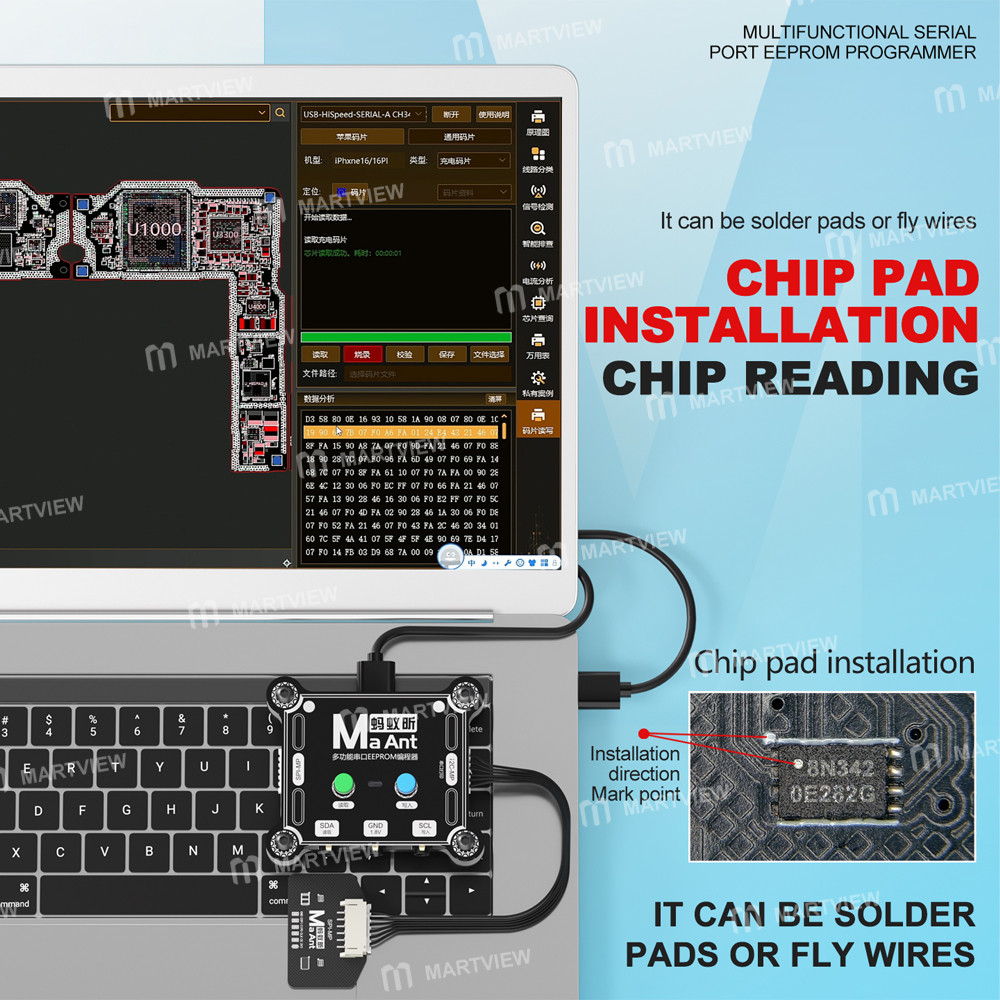 maant e1-multifunctional-serial-port-eeprom-programmer-for-reading-and-writing-of-charging-ic-chips-