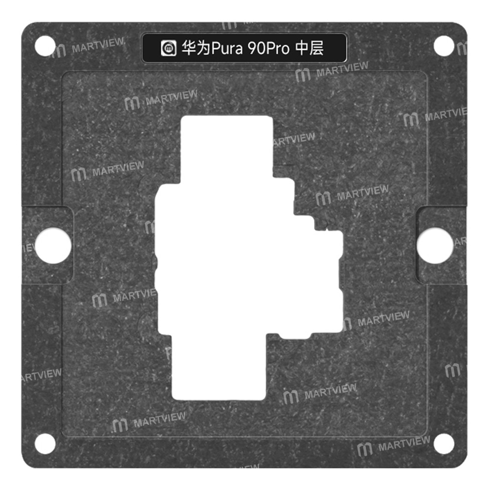 amaoe 012mm-middle-layer-bga-reballing-stencil-tin-plating-platform-set-for-huawei-pura-90-pro-3