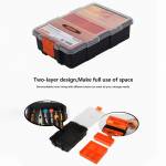 JAKEMY JM-Z20 Portable Double-layer Mini Plastic Components Storage Box