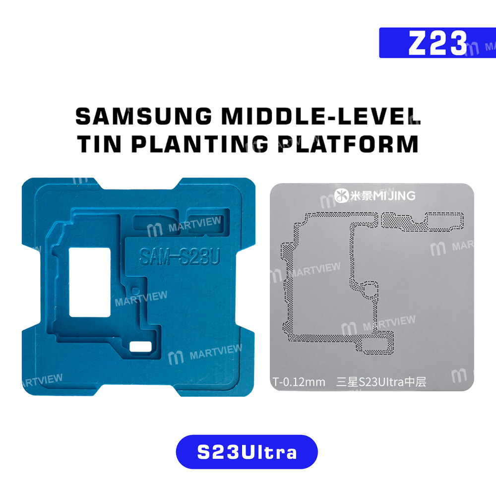 mijing z23-middle-level-tin-planting-bga-reballing-platform-set-for-samsung-galaxy-s20-to-s25-series