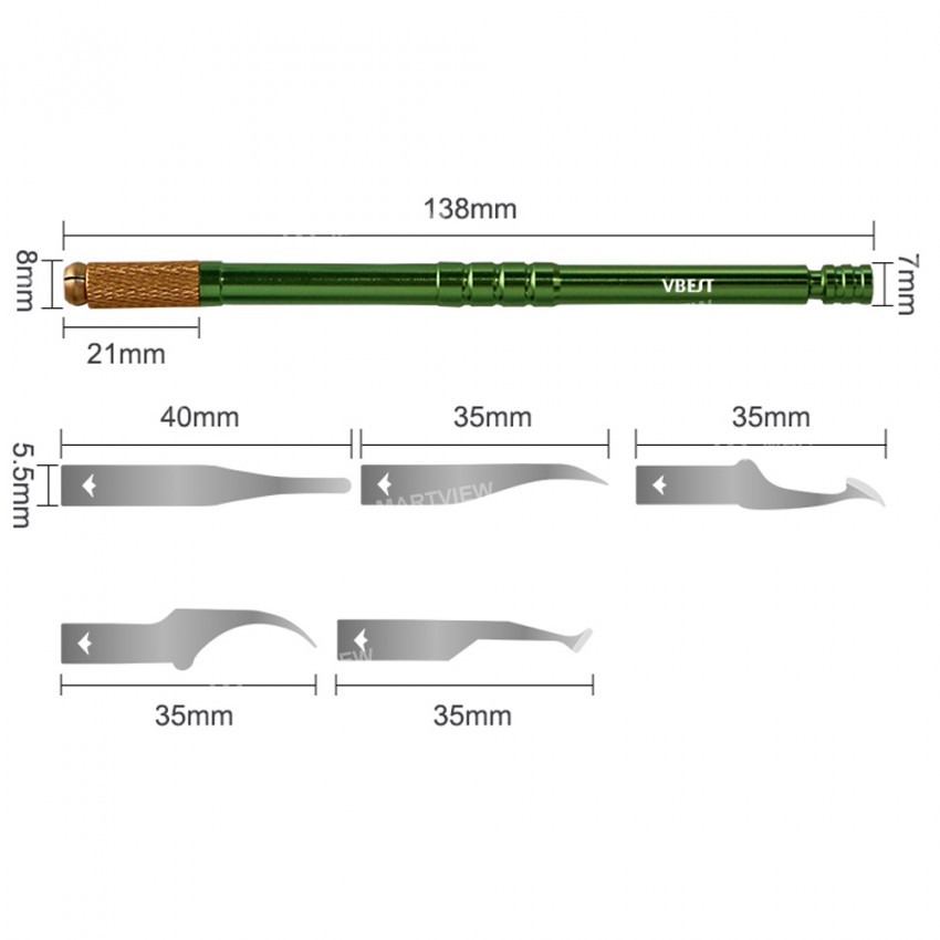 vbst 79a-5-in-1-cpu-ic-chip-glue-remover-knife-set-for-bga-chip-disassembly-rework-8