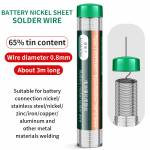 luxianzi 3m-08mm-battery-nickel-sheet-special-solder-tin-wire-for-mobile-phone-repair-3