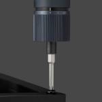 Hoto 3.6V Straight Shank Lithium Battery Smart Power Screwdriver with 12pcs S2 Steel Bit