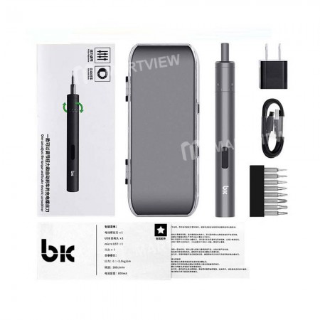 BK Adjustable Position Rechargeable Mini Electric Screwdriver