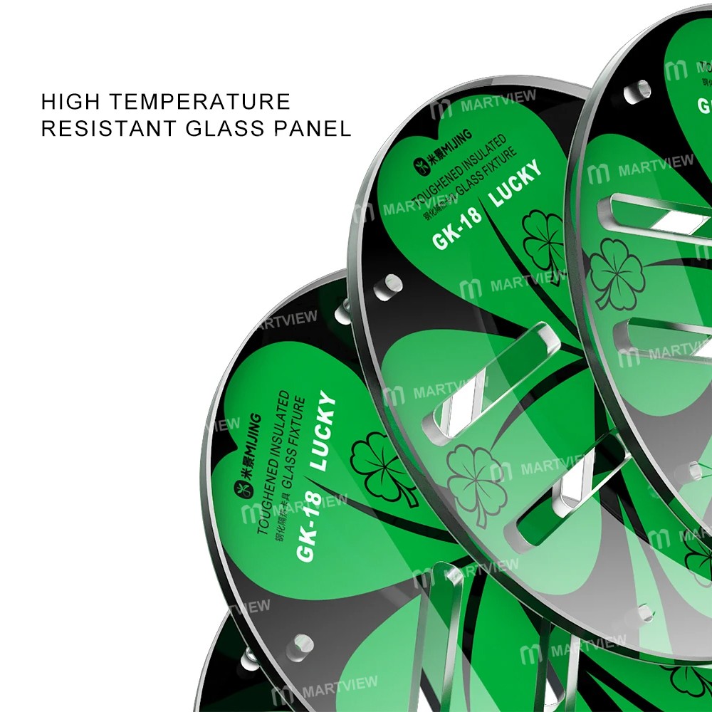 mijing gk18-gk19-orbicular-universal-toughened-insulated-glass-motherboard-repair-fixture-6