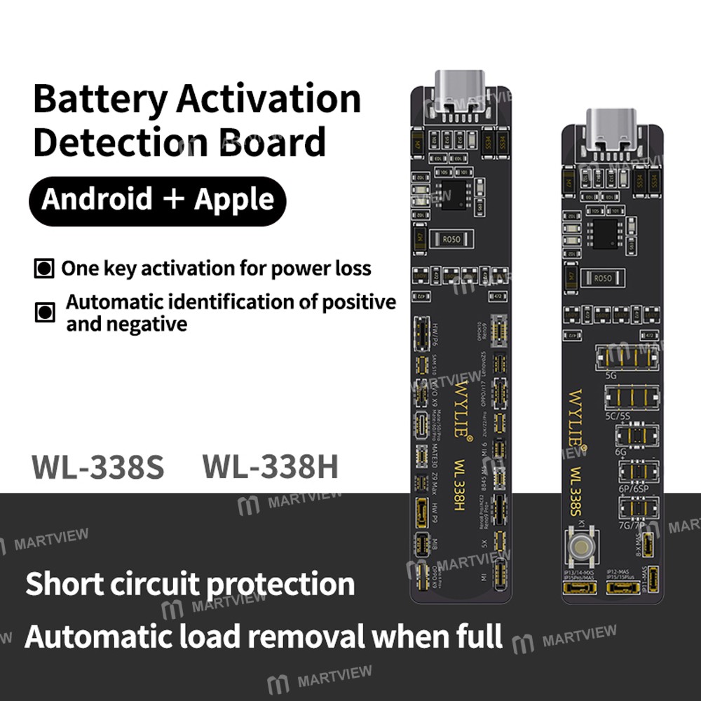 wylie wl-338s-wl-338h-battery-activation-detection-board-for-iphone-and-android-4
