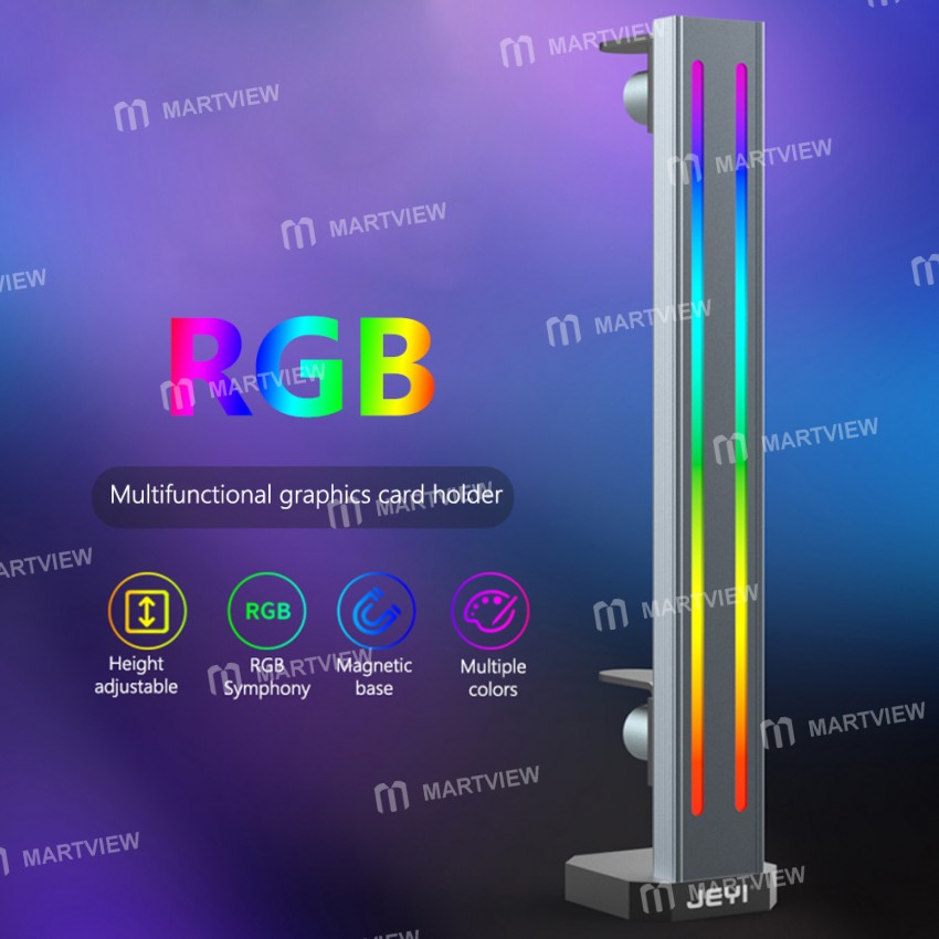 jeyi rgb-lighting-effect-magnetic-adjustable-video-card-stand-for-desktop-computer-7