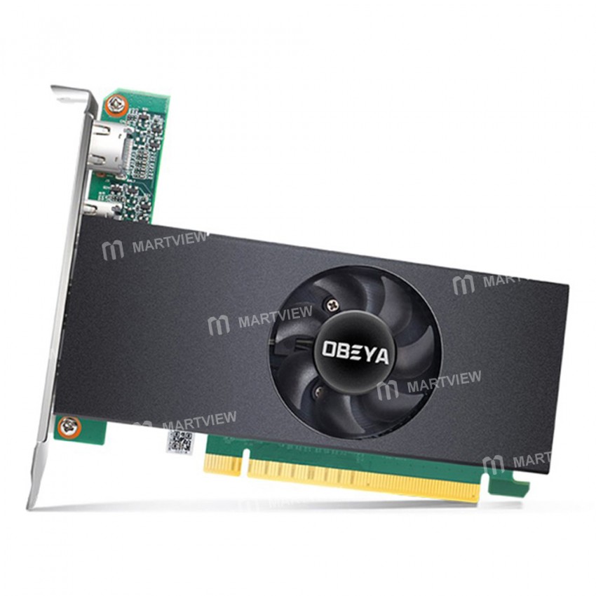Obeya GT730 4H LP 4-Screen Graphics Card 2G / DDR3 / 64bit Memory Support Split Screen with 4 HD Por