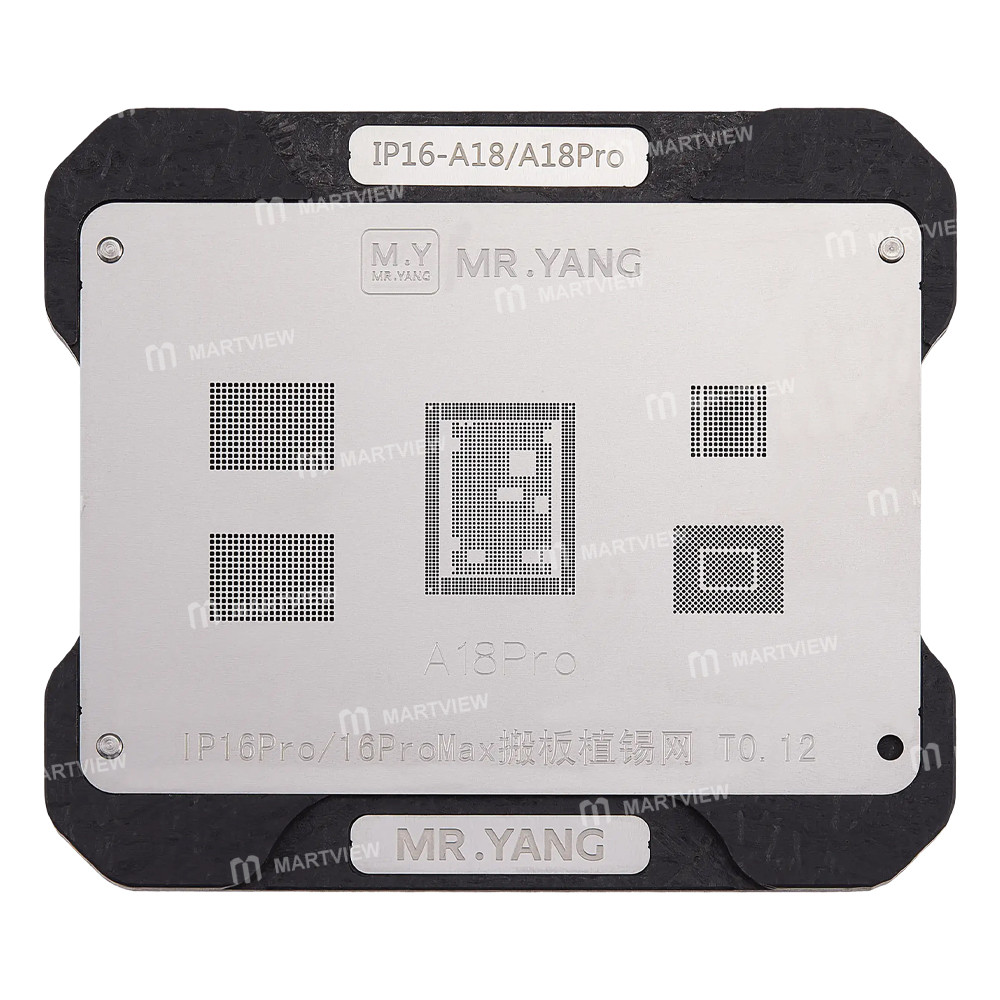mryang 012mm-a18-pro-board-transfer-bga-reballing-stencil-platform-for-iphone-16-pro-16pro-max-1