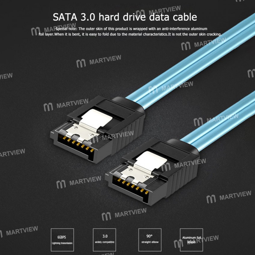 4in1 High-quality SATA 3.0 6Gbps 7 Pin Hard Drive Data High-speed Serial Port Cable