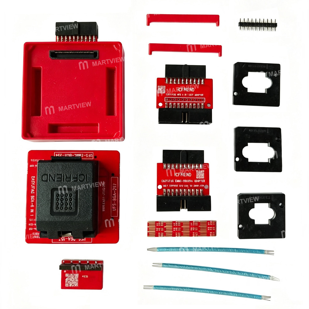 6 in 1 UFS (Simplfied) BGA153 BGA254 BGA297 ICFriend Socket for Easy Jtag Plus Box