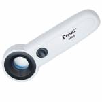 Pro'sKit MA-020 Hand Hold 22X High-Expansion Magnifying Glass with LED Light
