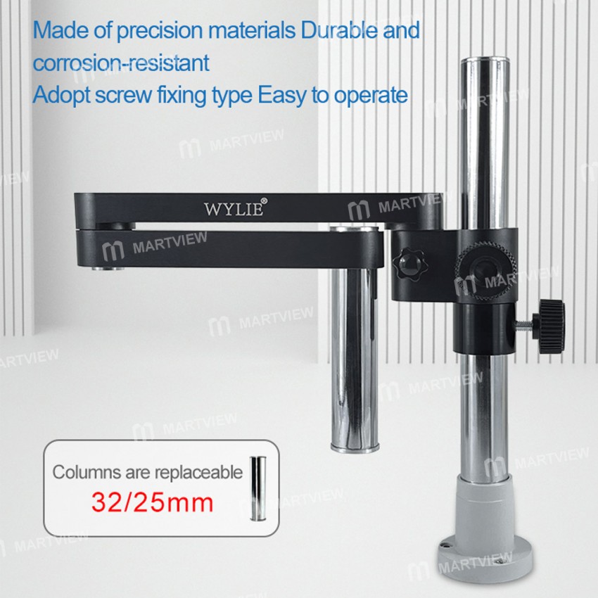 wylie 360-rotation-universal-folding-metal-microscope-articulating-arm-support-3