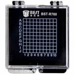 BST-R760 Mini Anti-static Transparent Self-adsorbing Chip Plastic Box for CPU Component Storage