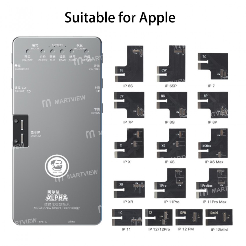 Mechanic Alpha LCD Screen Display Touch 3D Original Color Restoration Tool for iPhone Huawei