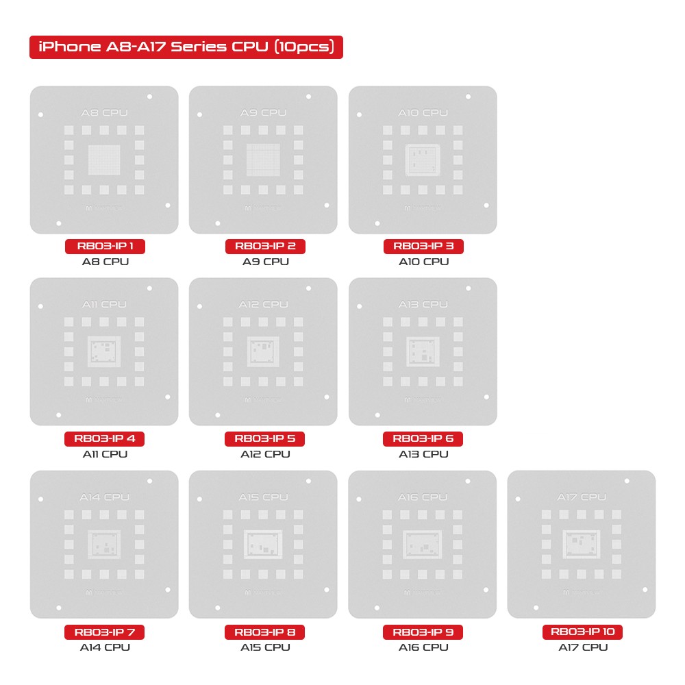 iphone a8-a17-series-cpu-10pcs