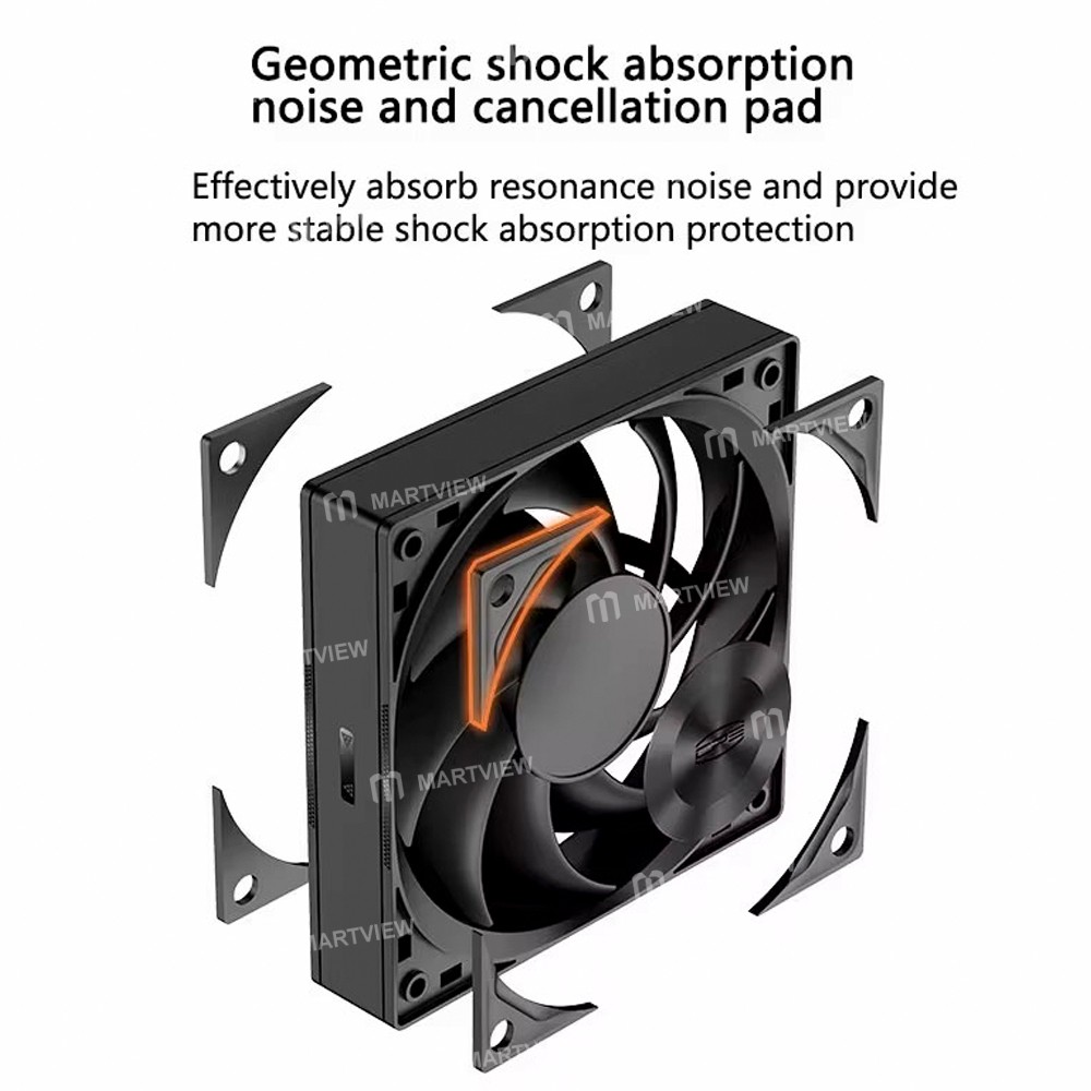 pccooler f5-r120-12cm-quiet-computer-chassis-cooling-fan-support-3-gear-adjustment-control-5