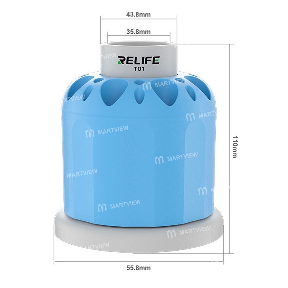 relife t01-25-hole-multi-functional-360-rotation-storage-organizer-for-relife-e2-electric-screwdrive