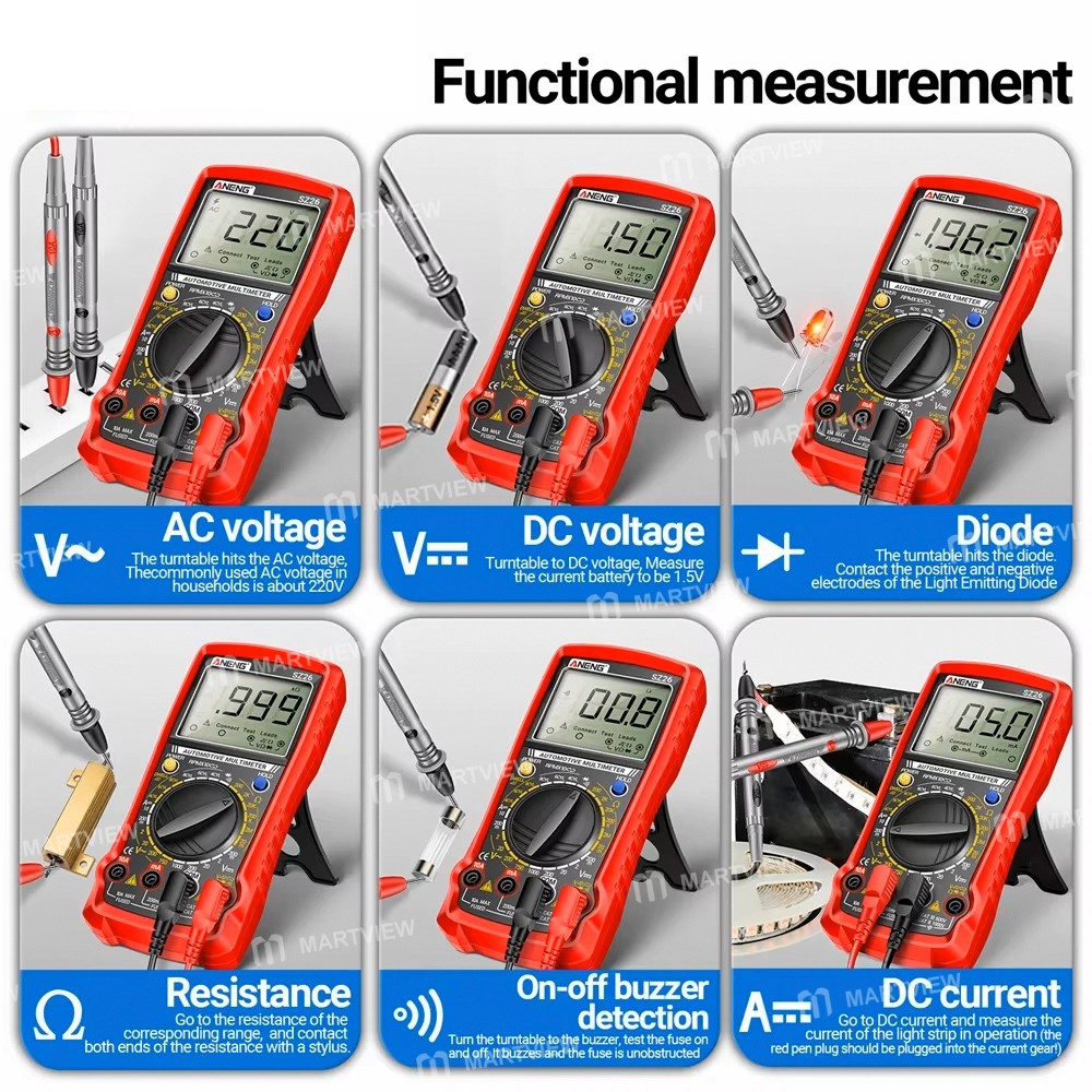 aneng sz26-multi-functional-intelligent-anti-firing-automotive-overhaul-digital-multimeter-4