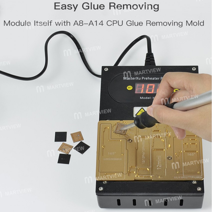 MasterXu HT01 Heating Platform for iPhone X to 12 Pro Max Middle Layer Board Repair