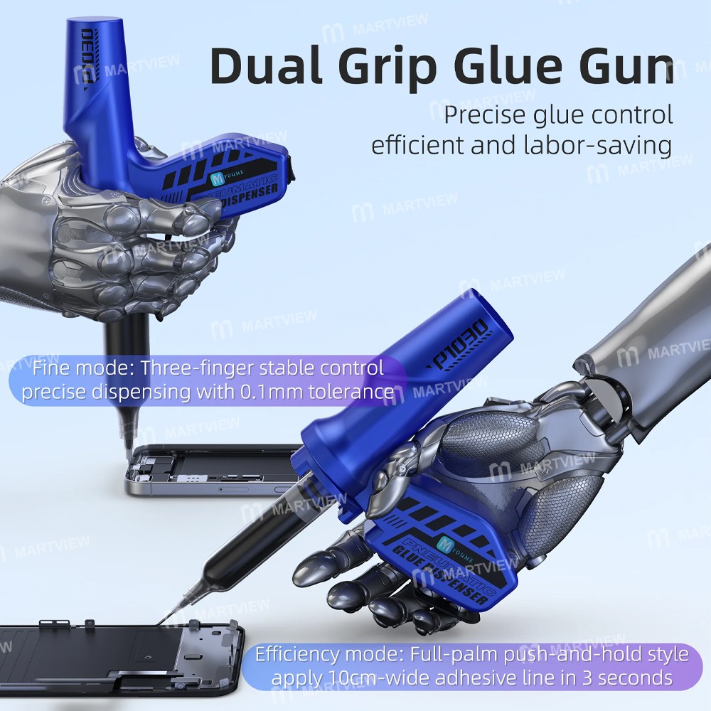 p1030 electric-assisted-pneumatic-precision-dispensing-glue-gun-for-mobile-phone-repair-9